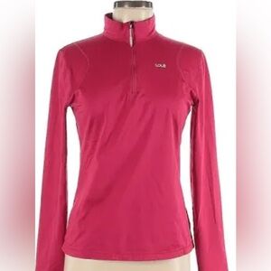 Lole Women’s size small 1/4 zip long sleeve activewear yoga running top